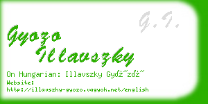 gyozo illavszky business card